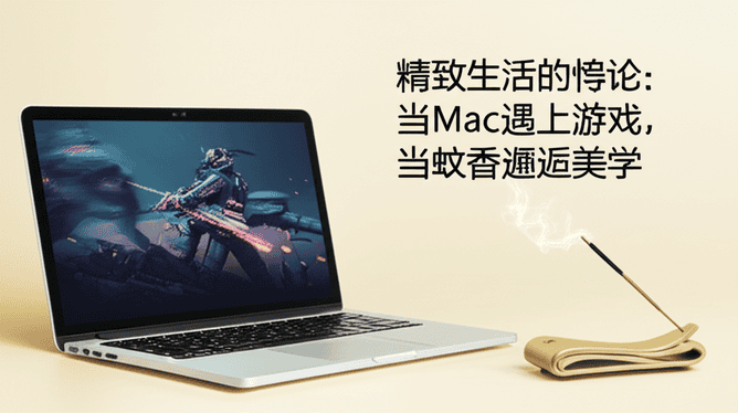 精致生活的悖论：当Mac遇上游戏，当蚊香邂逅美学