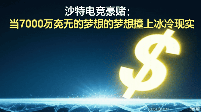 沙特电竞豪赌：当7000万美元的梦想撞上冰冷现实