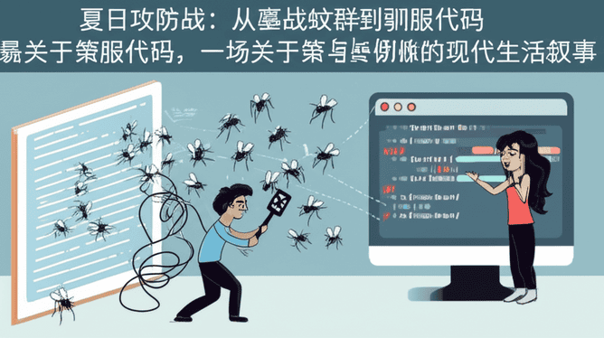 夏日攻防战：从鏖战蚊群到驯服代码，一场关于策略与妥协的现代生活叙事