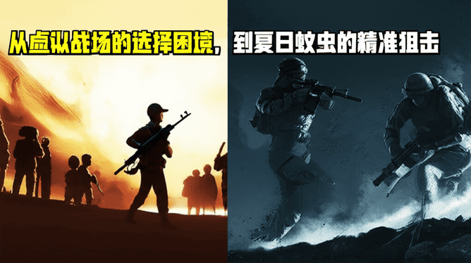 从虚拟战场的选择困境，到夏日蚊虫的精准狙击