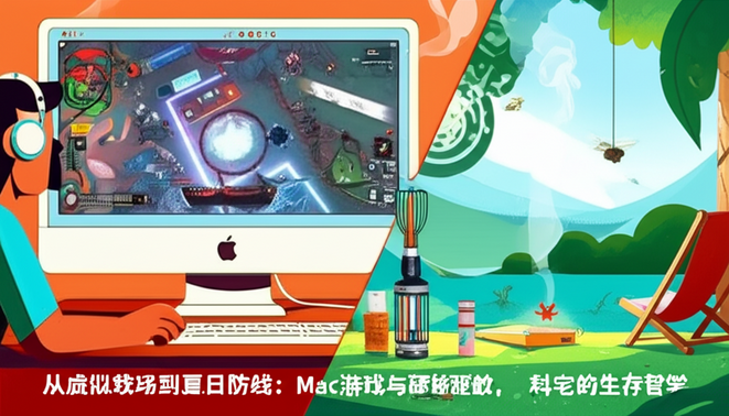 从虚拟战场到夏日防线：Mac游戏与硬核驱蚊，科技宅的生存哲学