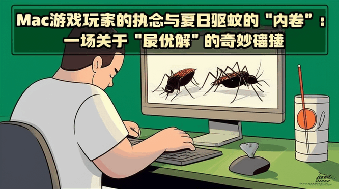 Mac游戏玩家的执念与夏日驱蚊的“内卷”：一场关于“最优解”的奇妙碰撞