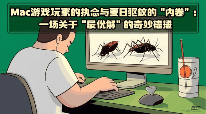 Mac游戏玩家的执念与夏日驱蚊的“内卷”：一场关于“最优解”的奇妙碰撞