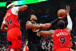 NBA／米契爾被動表現大幅下滑 莫布里母親轉發影片疑暗酸領導力 克里夫蘭騎士原本被外界看好能在季後賽首輪輕鬆擊敗多倫多暴龍，特別是在系列賽前兩戰順利取得2連勝後更…