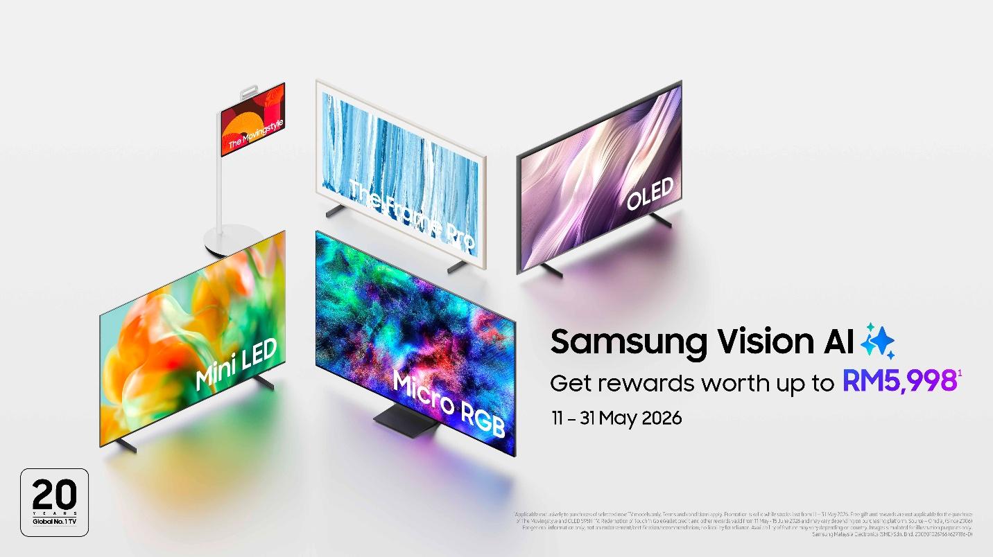 Samsung 2026 AI电视促销活动示意图