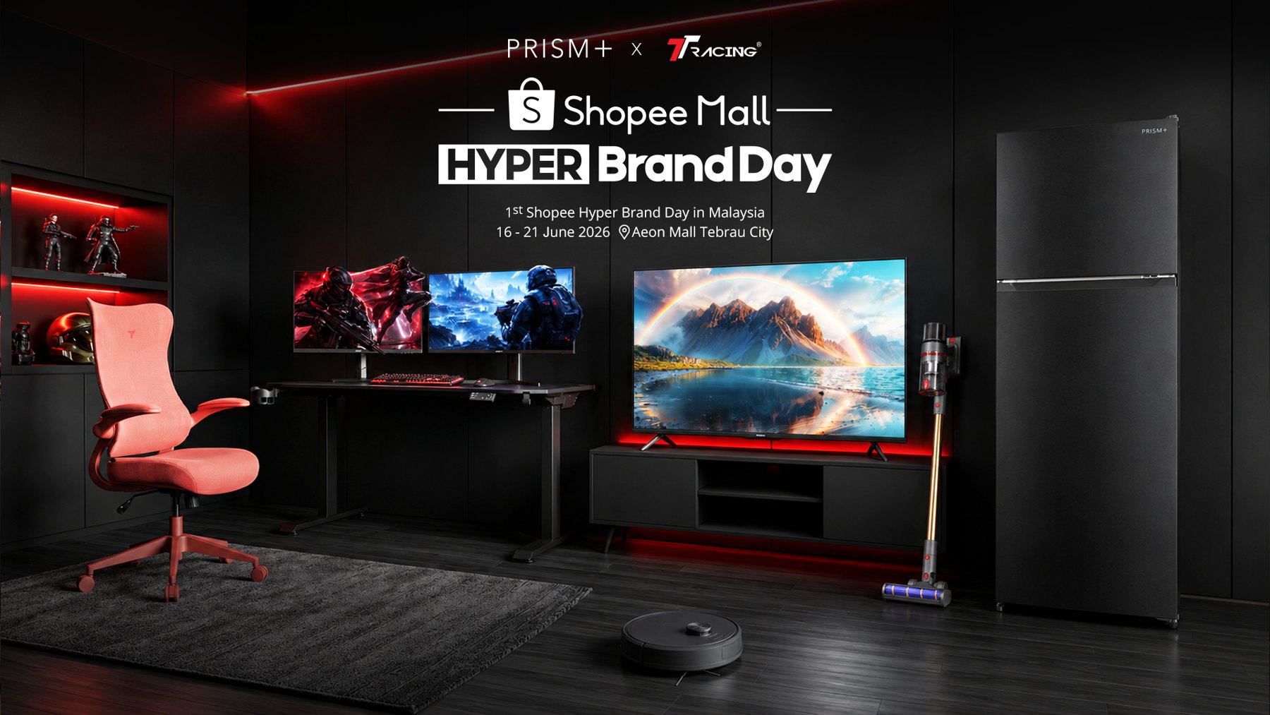 PRISM+ 与 TTRacing 登上 Shopee 首个 Hyper Brand Day,最高 70% 折扣