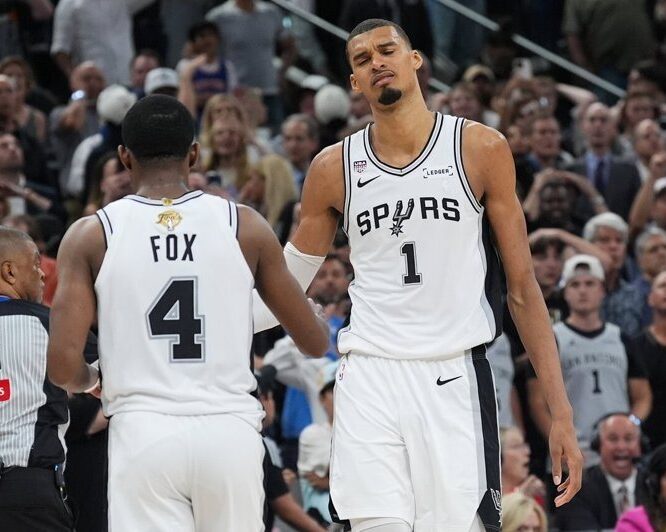 NBA/溫班亞瑪絕殺跳投失手留遺憾 福克斯力挺:他10次會進9次