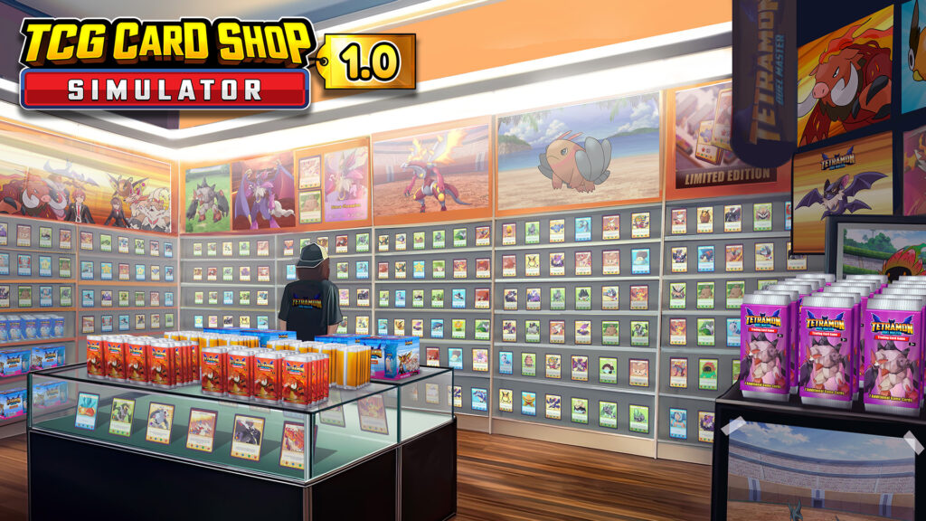 《TCG Card Shop Simulator》1.0 特色:Tetramon Duel Master 决斗制胜秘诀与卡组策略