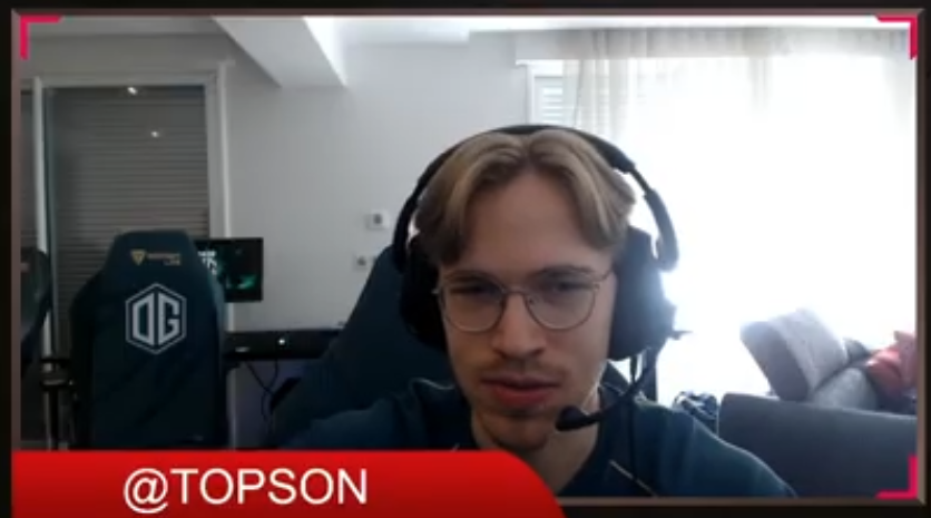 Topson长篇访谈:最难的对线是对Maybe的昆卡或血魔;想追平Yatoro和Collapse的三冠